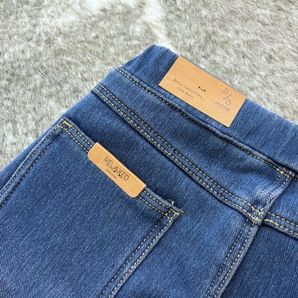 NWT Zara Kids Denim Jeggings - Picture 8 of 11
